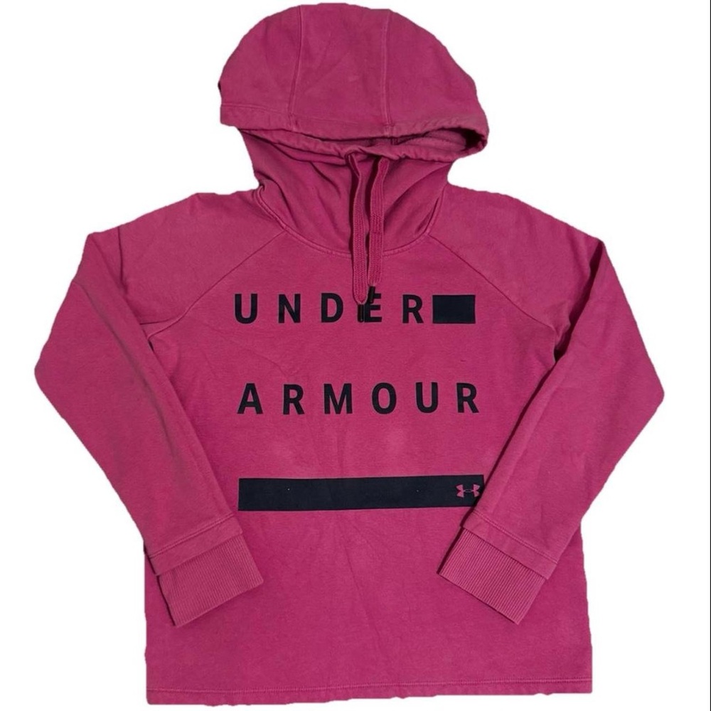 Womens UA Athletic Pink Casual Active 
Cotton Classic Hoodie Size Extra Small